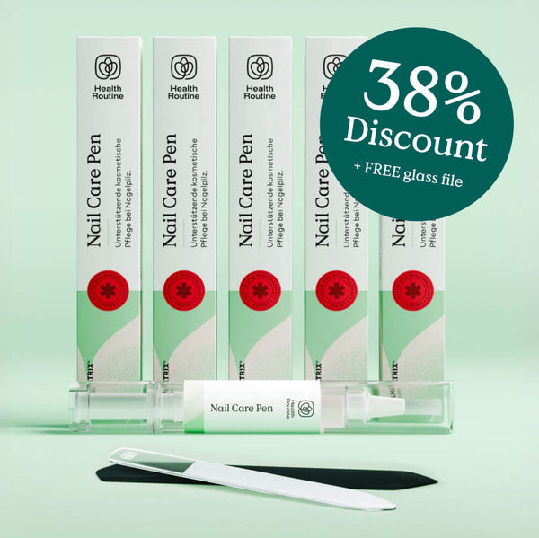 5x Nail Care Pen + lime en verre GRATUITE