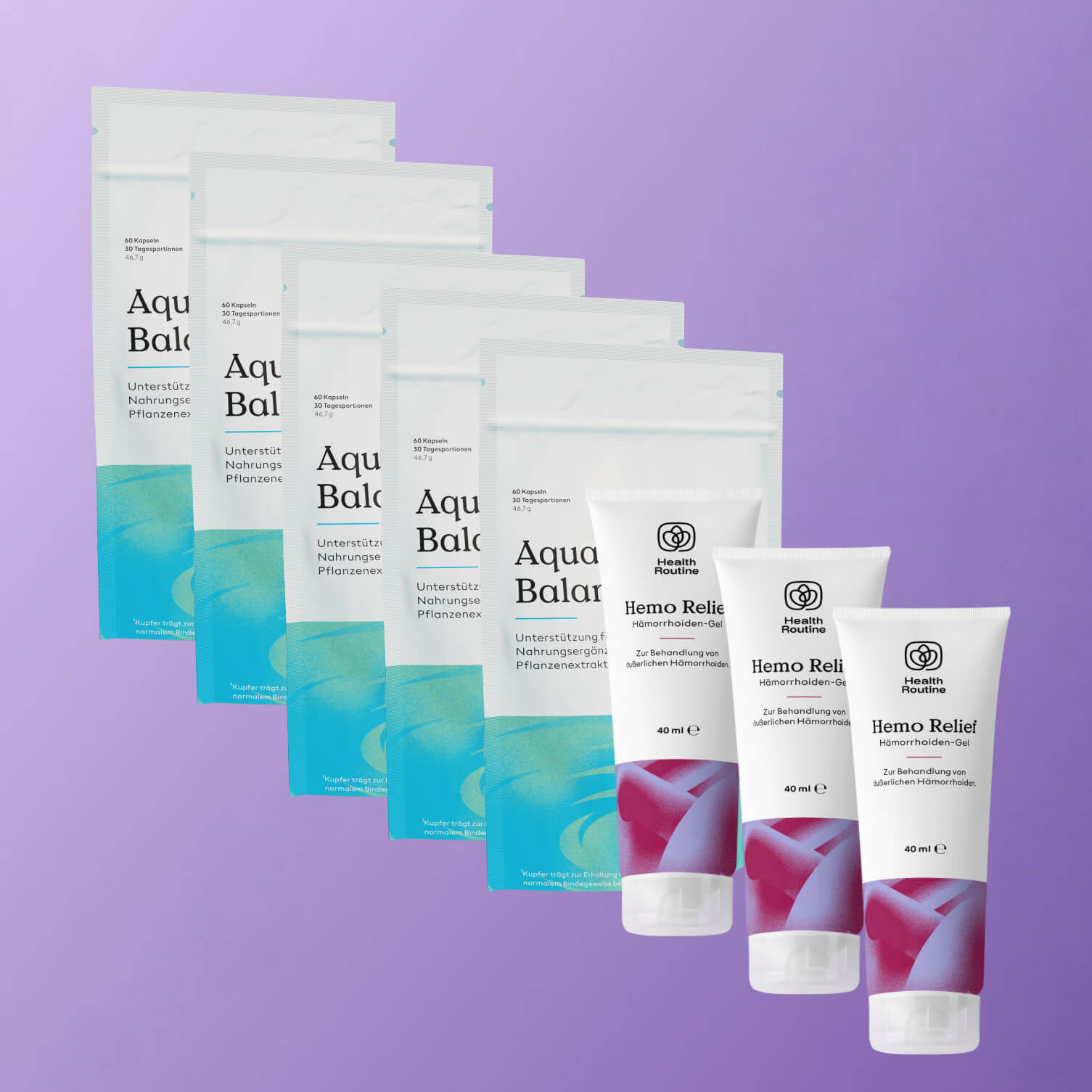Combinaison Hemo Relief + Aqua Balance